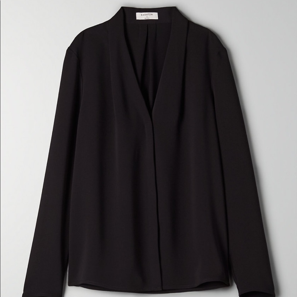 GREEN BABATON POWER BLOUSE